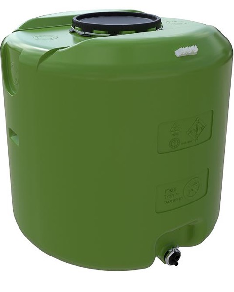 Ondis24 Regentonne Bruno XXL 1.000 l grün